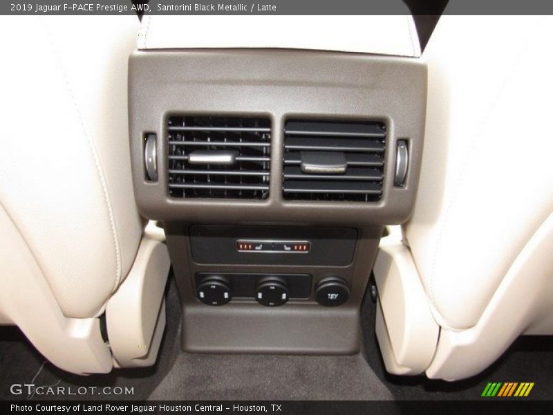Santorini Black Metallic / Latte 2019 Jaguar F-PACE Prestige AWD