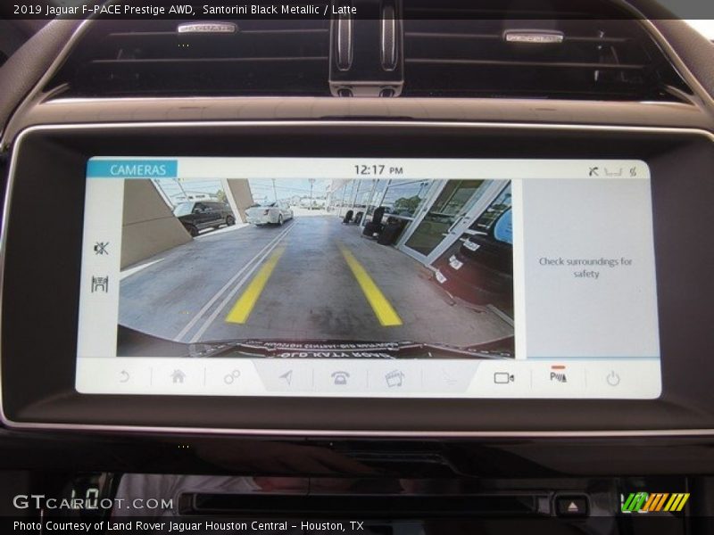 Santorini Black Metallic / Latte 2019 Jaguar F-PACE Prestige AWD