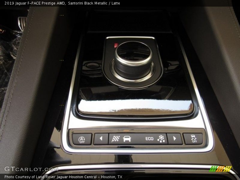 Santorini Black Metallic / Latte 2019 Jaguar F-PACE Prestige AWD