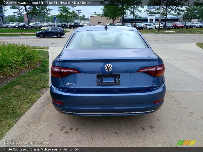 Blue Silk Metallic / Dark Beige 2019 Volkswagen Jetta SEL