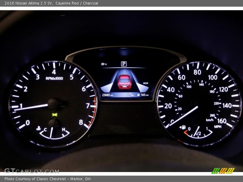 Cayenne Red / Charcoal 2016 Nissan Altima 2.5 SV