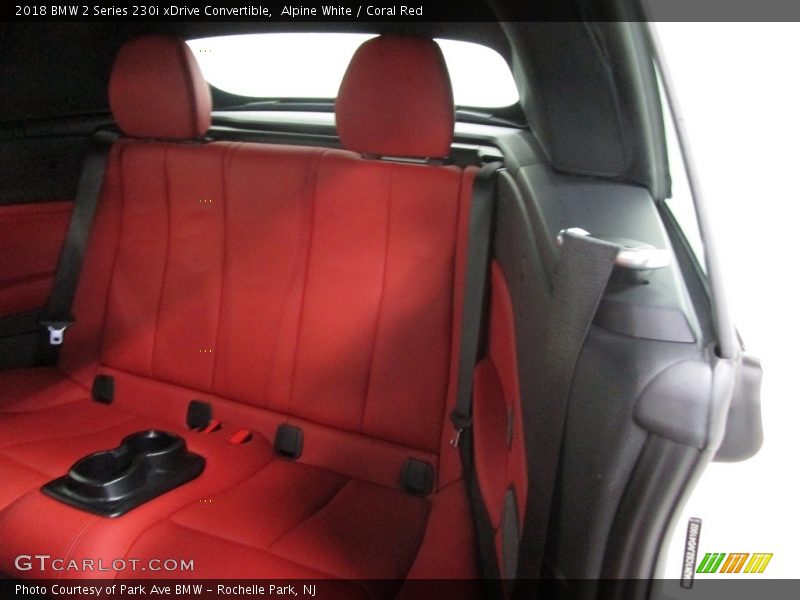 Alpine White / Coral Red 2018 BMW 2 Series 230i xDrive Convertible