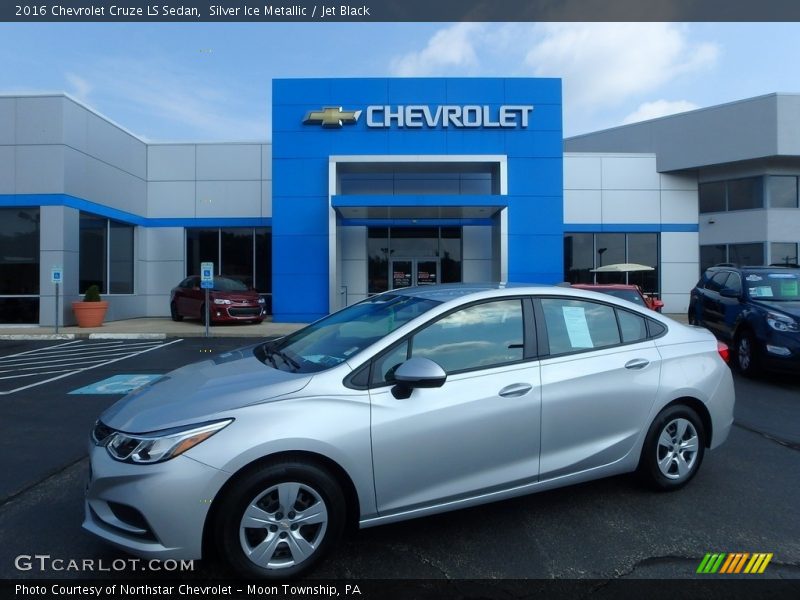 Silver Ice Metallic / Jet Black 2016 Chevrolet Cruze LS Sedan