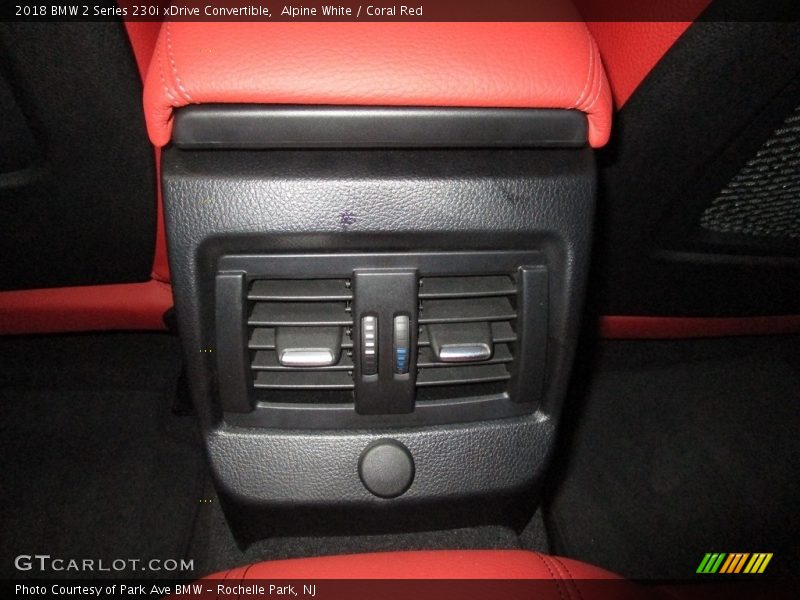 Alpine White / Coral Red 2018 BMW 2 Series 230i xDrive Convertible