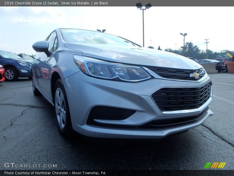 Silver Ice Metallic / Jet Black 2016 Chevrolet Cruze LS Sedan