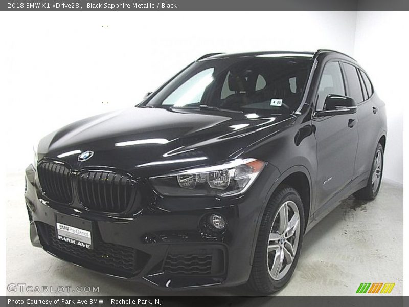 Black Sapphire Metallic / Black 2018 BMW X1 xDrive28i