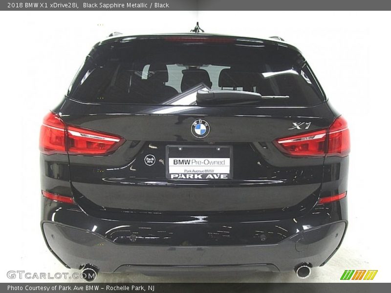 Black Sapphire Metallic / Black 2018 BMW X1 xDrive28i