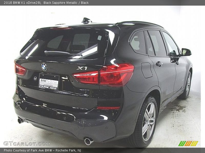 Black Sapphire Metallic / Black 2018 BMW X1 xDrive28i