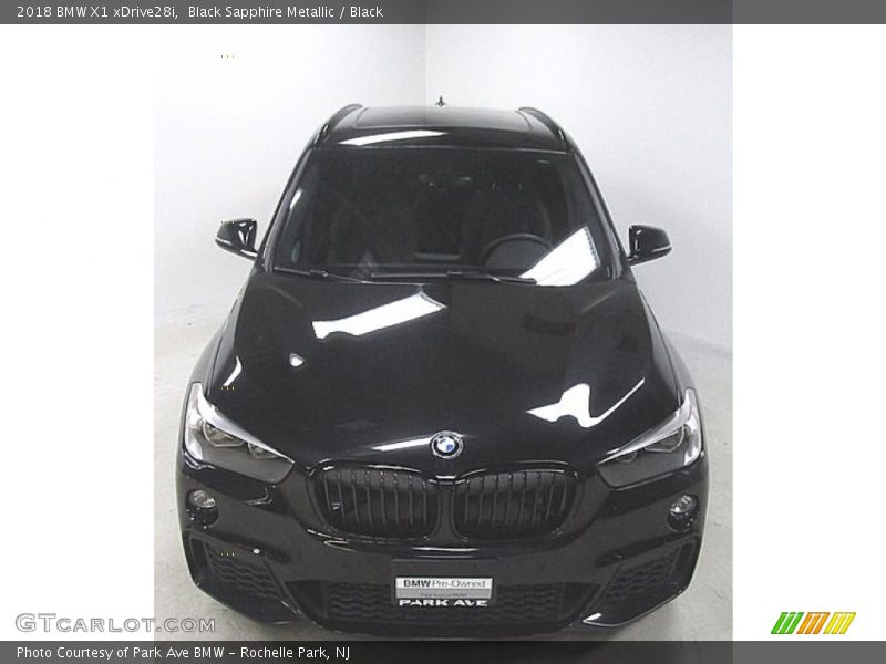 Black Sapphire Metallic / Black 2018 BMW X1 xDrive28i