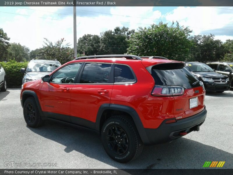 Firecracker Red / Black 2019 Jeep Cherokee Trailhawk Elite 4x4