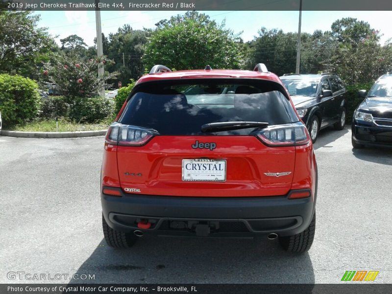 Firecracker Red / Black 2019 Jeep Cherokee Trailhawk Elite 4x4