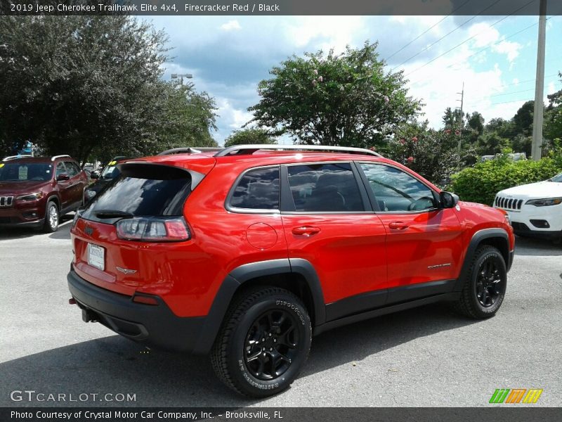 Firecracker Red / Black 2019 Jeep Cherokee Trailhawk Elite 4x4
