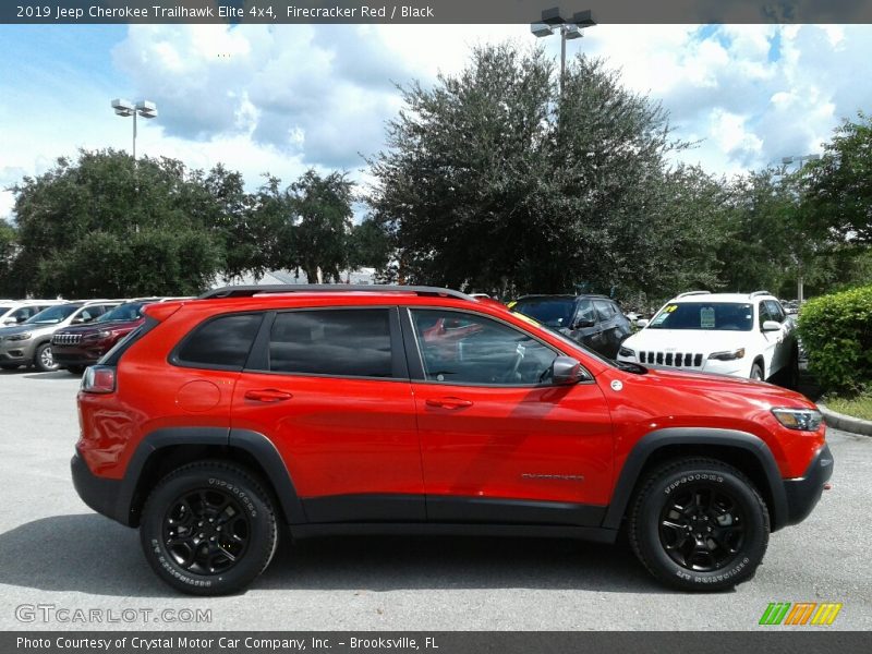 Firecracker Red / Black 2019 Jeep Cherokee Trailhawk Elite 4x4