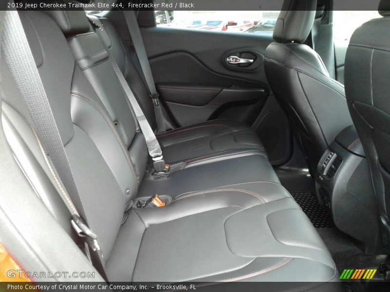 Firecracker Red / Black 2019 Jeep Cherokee Trailhawk Elite 4x4
