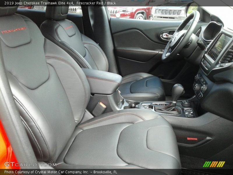 Firecracker Red / Black 2019 Jeep Cherokee Trailhawk Elite 4x4
