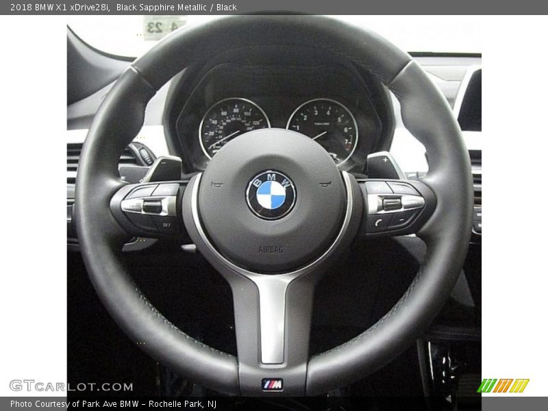Black Sapphire Metallic / Black 2018 BMW X1 xDrive28i