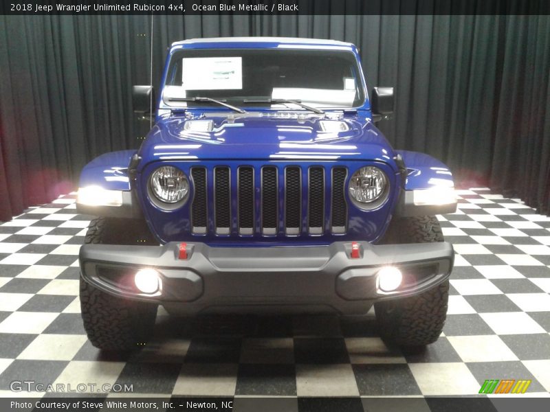 Ocean Blue Metallic / Black 2018 Jeep Wrangler Unlimited Rubicon 4x4