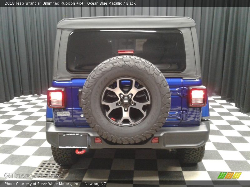 Ocean Blue Metallic / Black 2018 Jeep Wrangler Unlimited Rubicon 4x4