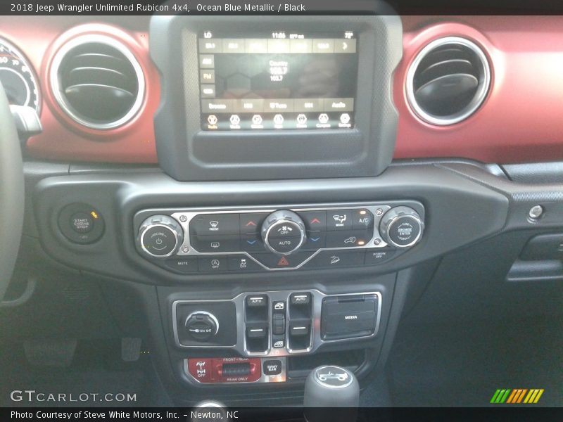 Ocean Blue Metallic / Black 2018 Jeep Wrangler Unlimited Rubicon 4x4