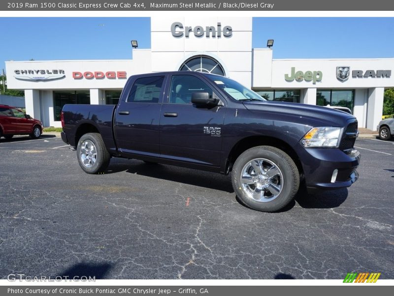 Maximum Steel Metallic / Black/Diesel Gray 2019 Ram 1500 Classic Express Crew Cab 4x4
