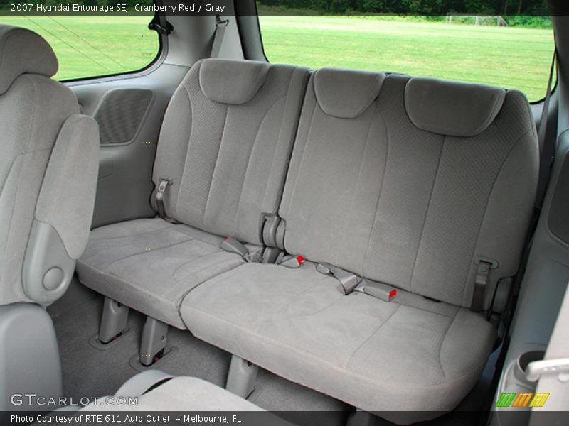 Cranberry Red / Gray 2007 Hyundai Entourage SE