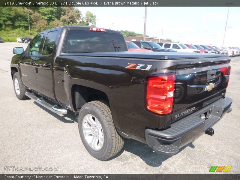 Havana Brown Metallic / Jet Black 2019 Chevrolet Silverado LD LT Z71 Double Cab 4x4