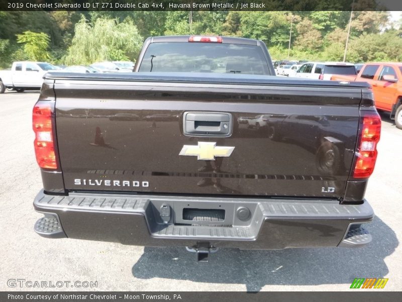 Havana Brown Metallic / Jet Black 2019 Chevrolet Silverado LD LT Z71 Double Cab 4x4