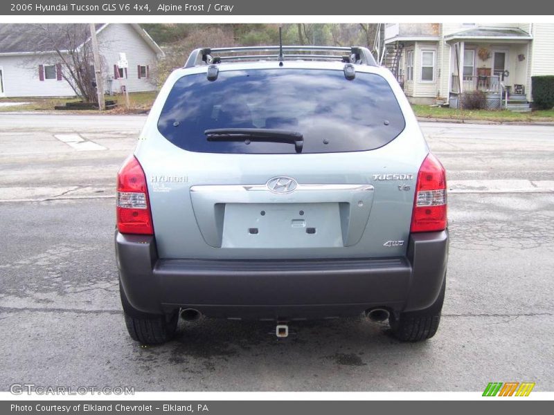 Alpine Frost / Gray 2006 Hyundai Tucson GLS V6 4x4