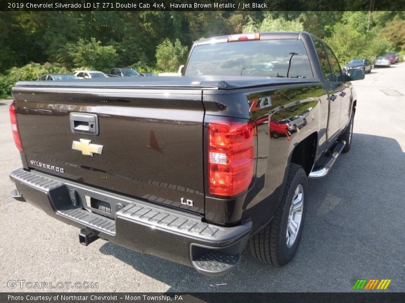 Havana Brown Metallic / Jet Black 2019 Chevrolet Silverado LD LT Z71 Double Cab 4x4