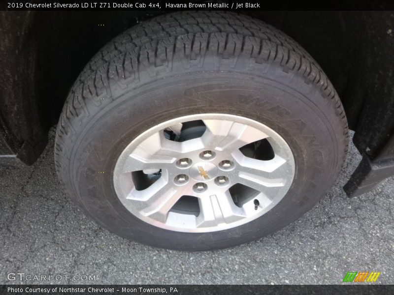 Havana Brown Metallic / Jet Black 2019 Chevrolet Silverado LD LT Z71 Double Cab 4x4