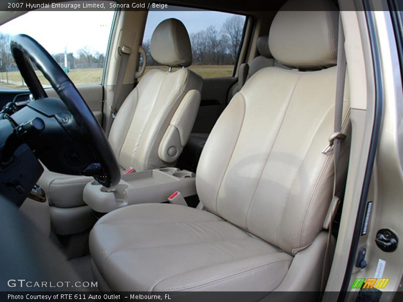 Sonora Gold / Beige 2007 Hyundai Entourage Limited