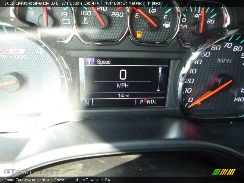 Havana Brown Metallic / Jet Black 2019 Chevrolet Silverado LD LT Z71 Double Cab 4x4
