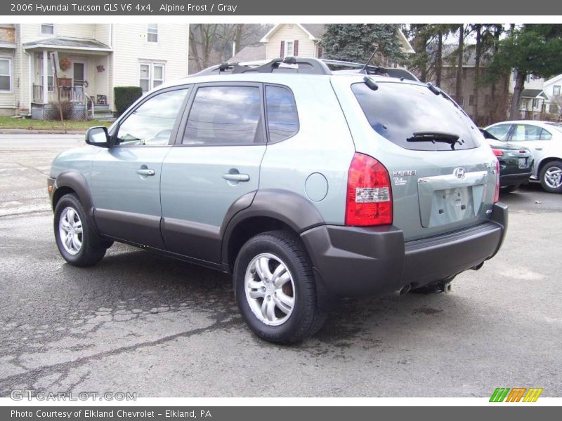 Alpine Frost / Gray 2006 Hyundai Tucson GLS V6 4x4