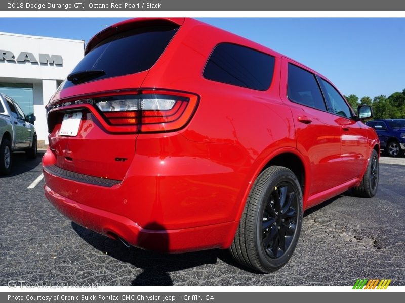 Octane Red Pearl / Black 2018 Dodge Durango GT