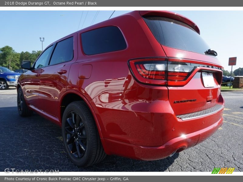 Octane Red Pearl / Black 2018 Dodge Durango GT