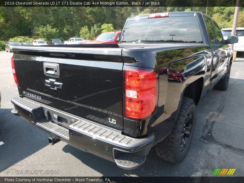 Black / Jet Black 2019 Chevrolet Silverado LD LT Z71 Double Cab 4x4 Midnight Edition