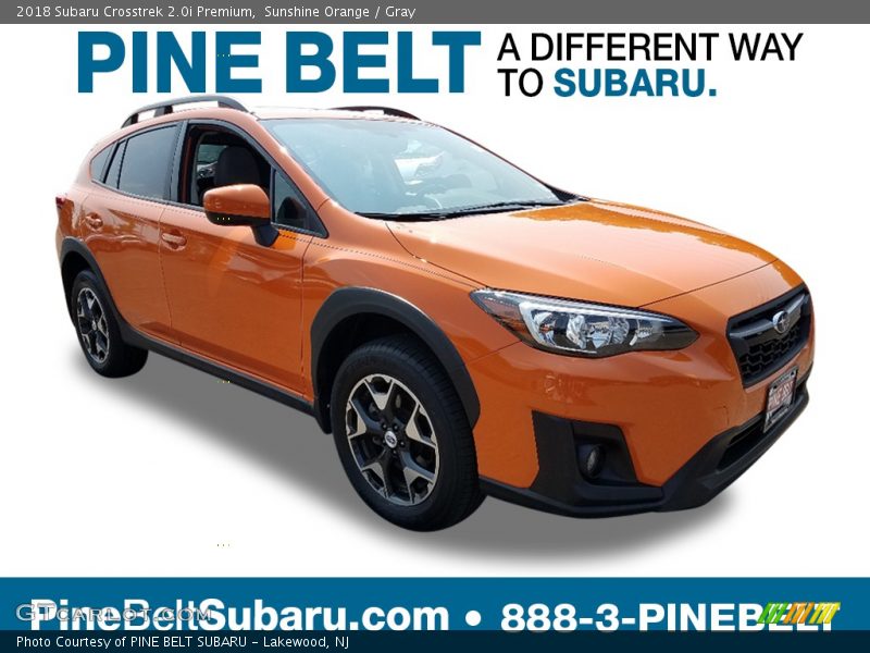 Sunshine Orange / Gray 2018 Subaru Crosstrek 2.0i Premium