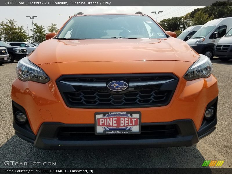 Sunshine Orange / Gray 2018 Subaru Crosstrek 2.0i Premium