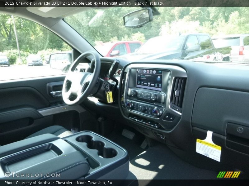 Black / Jet Black 2019 Chevrolet Silverado LD LT Z71 Double Cab 4x4 Midnight Edition