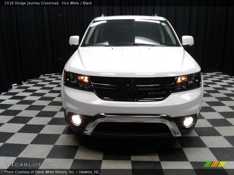 Vice White / Black 2018 Dodge Journey Crossroad