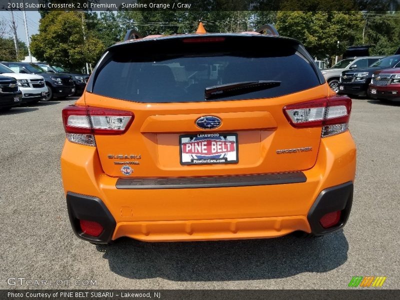 Sunshine Orange / Gray 2018 Subaru Crosstrek 2.0i Premium