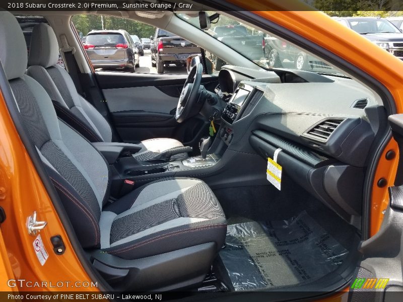 Sunshine Orange / Gray 2018 Subaru Crosstrek 2.0i Premium