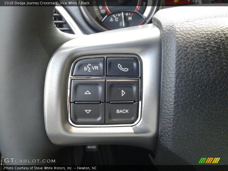 Vice White / Black 2018 Dodge Journey Crossroad