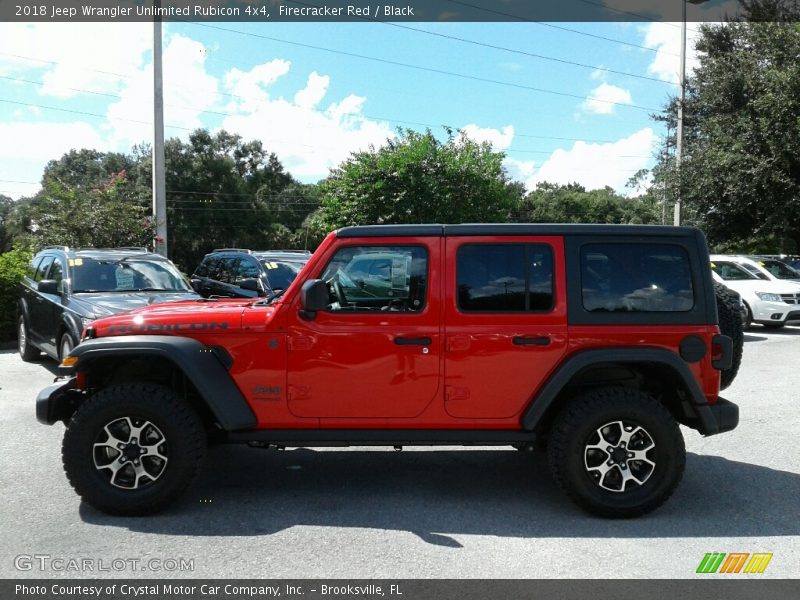 Firecracker Red / Black 2018 Jeep Wrangler Unlimited Rubicon 4x4