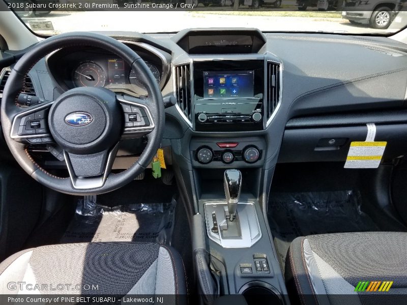 Sunshine Orange / Gray 2018 Subaru Crosstrek 2.0i Premium