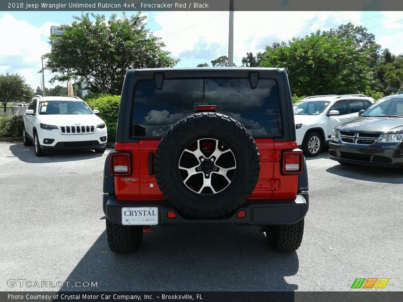 Firecracker Red / Black 2018 Jeep Wrangler Unlimited Rubicon 4x4