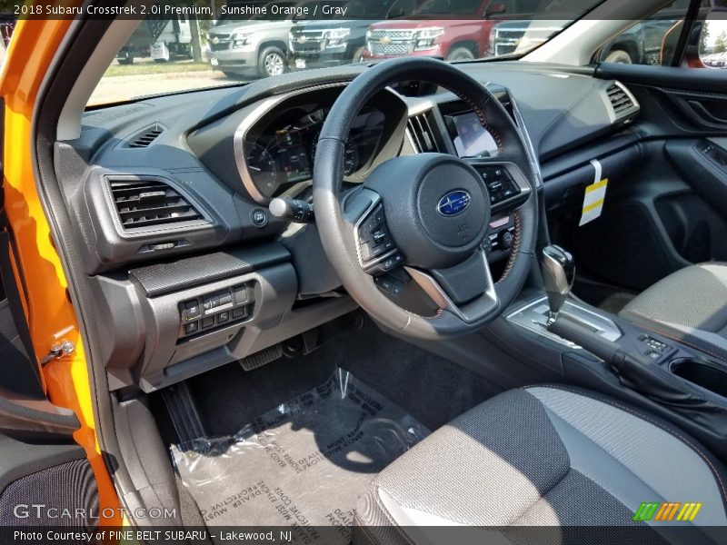 Sunshine Orange / Gray 2018 Subaru Crosstrek 2.0i Premium
