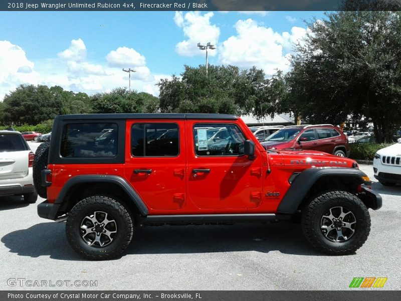 Firecracker Red / Black 2018 Jeep Wrangler Unlimited Rubicon 4x4