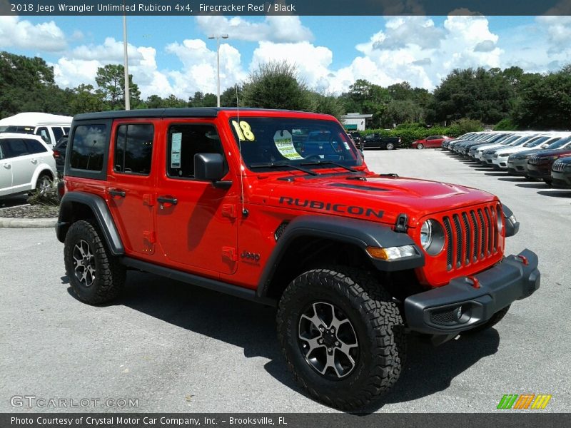 Front 3/4 View of 2018 Wrangler Unlimited Rubicon 4x4