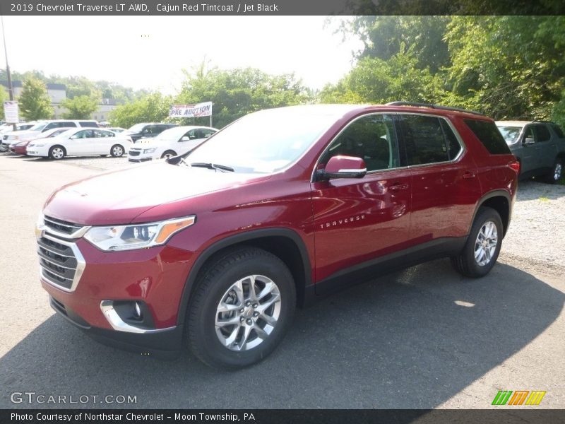 Cajun Red Tintcoat / Jet Black 2019 Chevrolet Traverse LT AWD